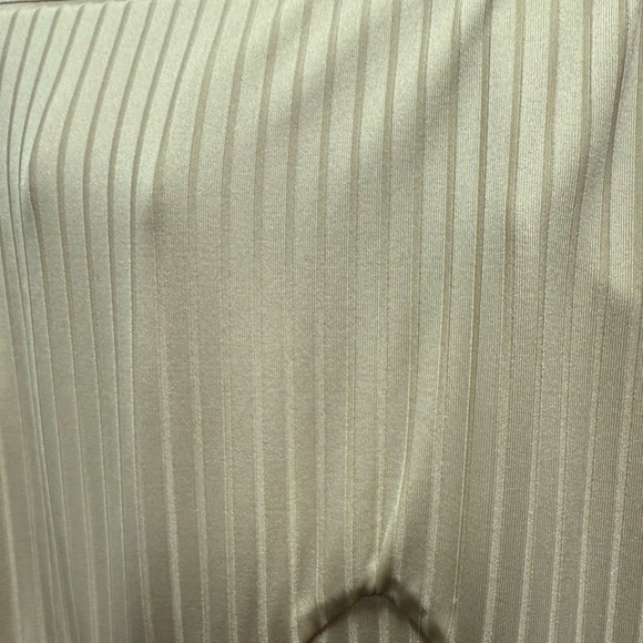 Tall Ribbed Cut Out Back Jumpsuit in Tan - Picture 9 of 9